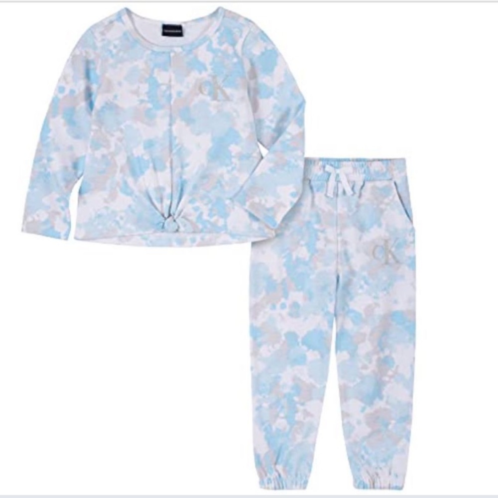 Toddler Calvin Klein 2 Piece Joggers & Top retails $50